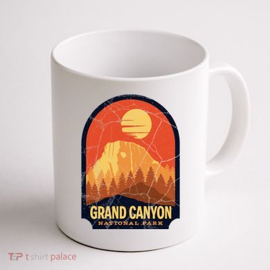 Grand Canyon National Park Arizona Travel Lover Camping Coffee Mug back