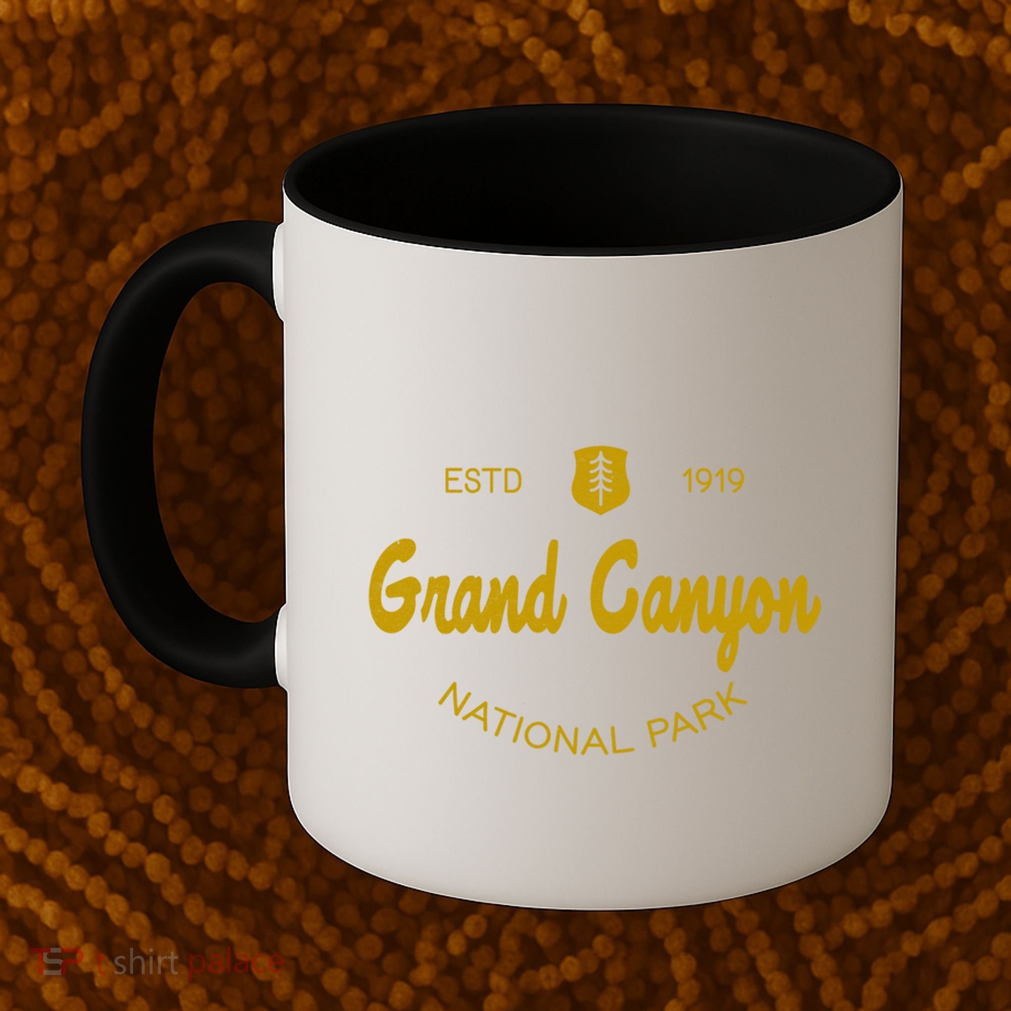 Grand Canyon National Park Classic Script Style Text Meaningful Gift Coffee Mug