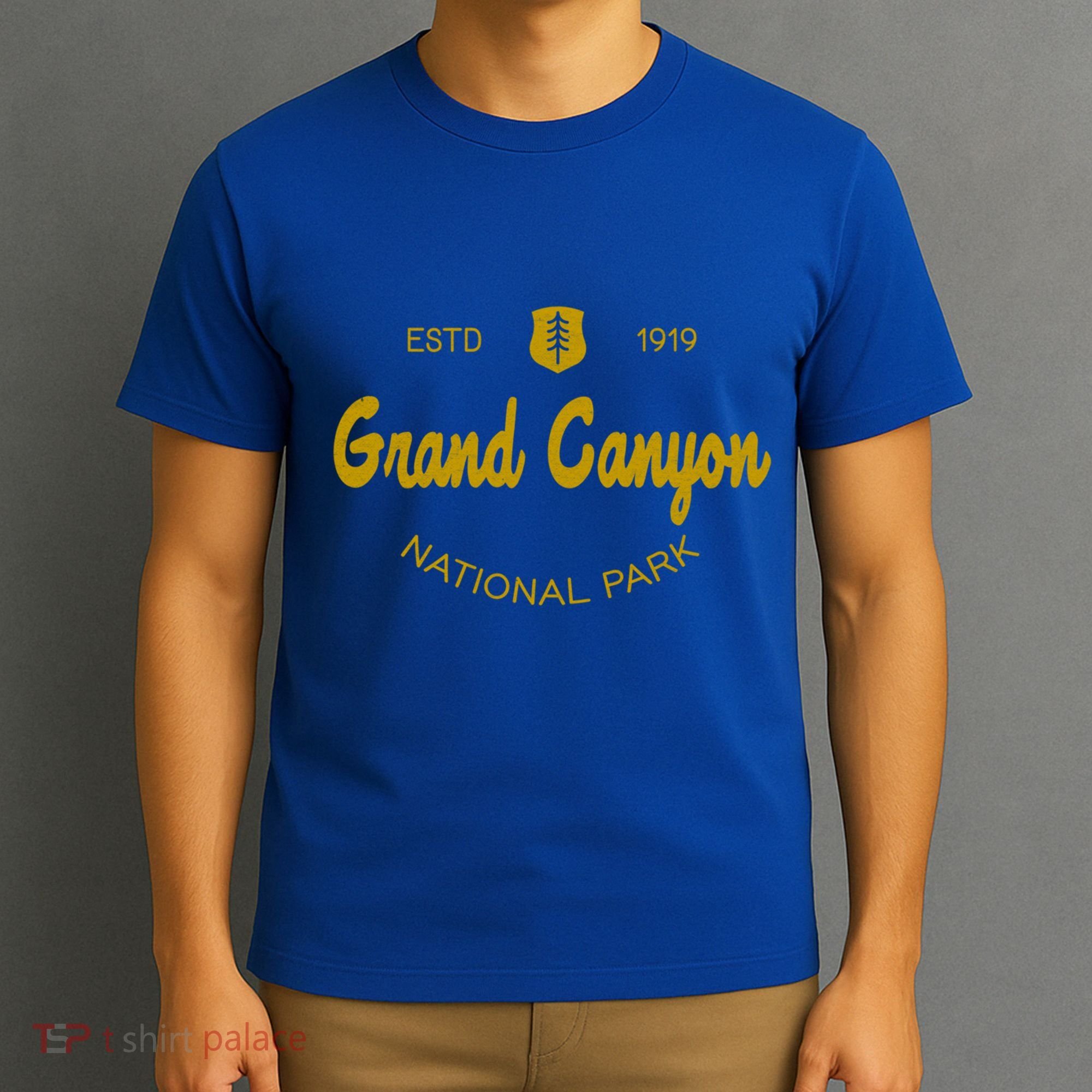 Grand Canyon National Park Classic Script Style Text Meaningful Gift T-Shirt