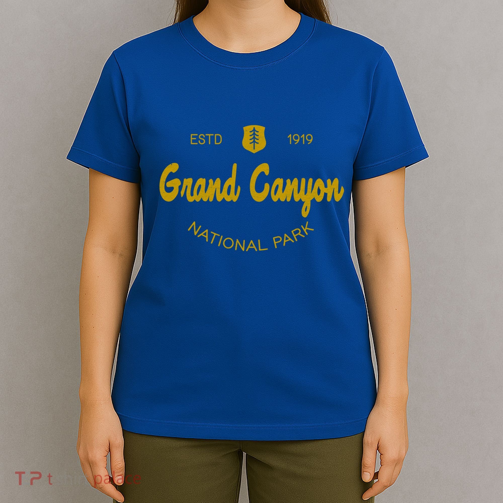 Grand Canyon National Park Classic Script Style Text Meaningful Gift T-Shirt