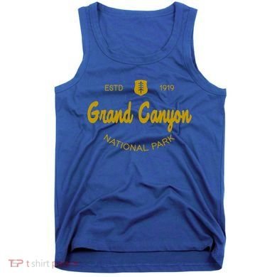 Grand Canyon National Park Classic Script Style Text Meaningful Gift Tank Top