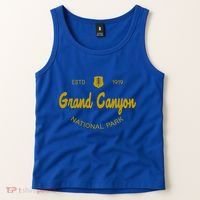 Grand Canyon National Park Classic Script Style Text Meaningful Gift Tank Top thumb 2
