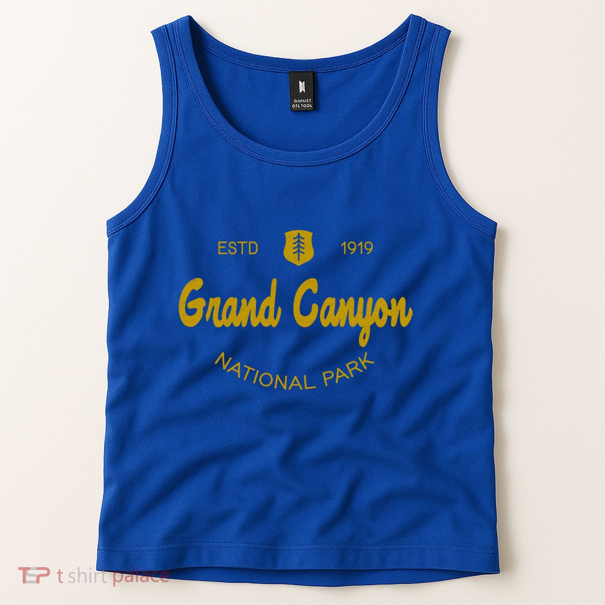 Grand Canyon National Park Classic Script Style Text Meaningful Gift Tank Top