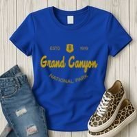 Grand Canyon National Park Classic Script Style Text Meaningful Gift Women's T-Shirt thumb 3