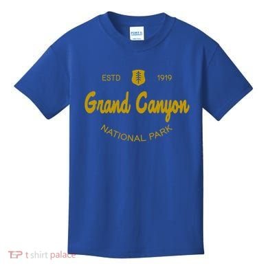 Grand Canyon National Park Classic Script Style Text Meaningful Gift Kids T-Shirt