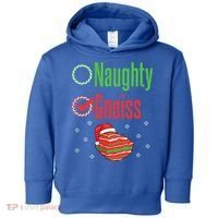 Geology Christmas Naughty Gneiss Rock Collector Toddler Hoodie thumb 0