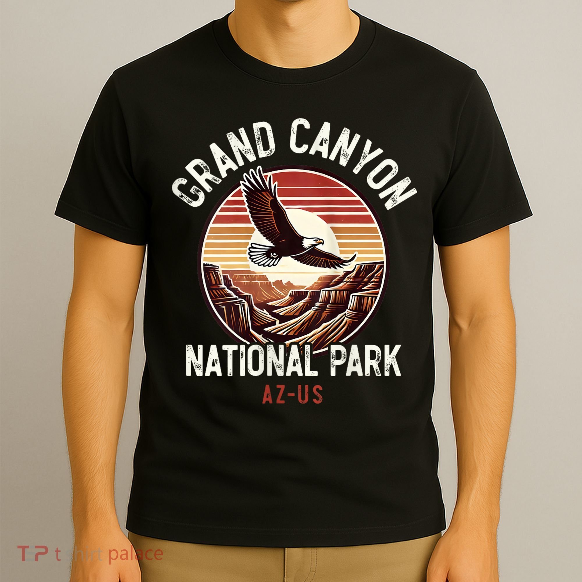 Grand Canyon National Park Vintage Arizona Eagle Travel T-Shirt