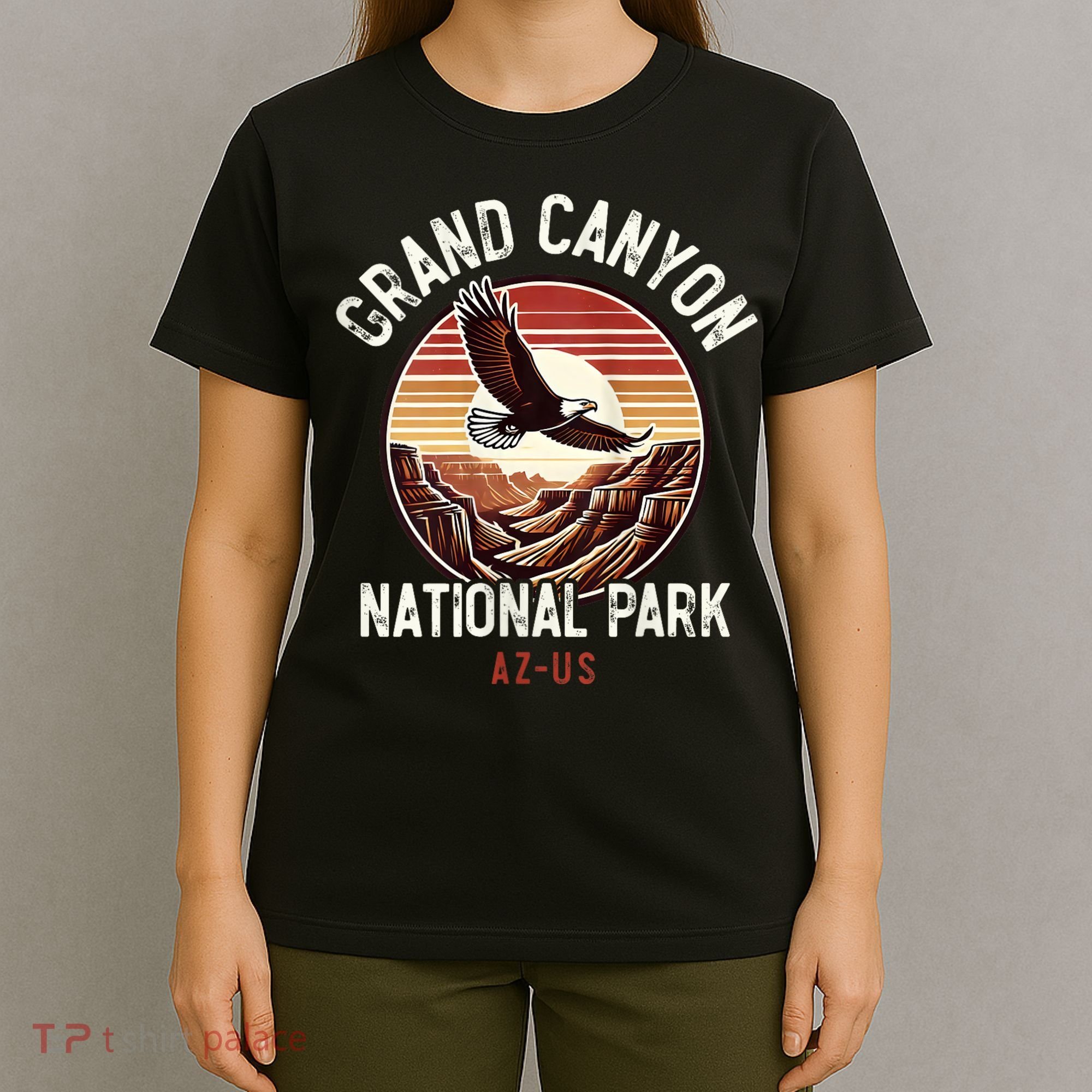 Grand Canyon National Park Vintage Arizona Eagle Travel T-Shirt