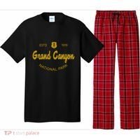 Grand Canyon National Park Classic Script Style Text Funny Gift Pajama Set thumb 0