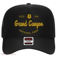 Grand Canyon National Park Classic Script Style Text Funny Gift Hat thumb 0