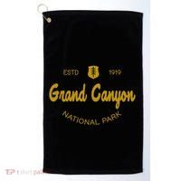 Grand Canyon National Park Classic Script Style Text Funny Gift Golf Towel thumb 0