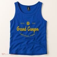 Grand Canyon National Park Classic Script Style Text Funny Gift Tank Top thumb 2