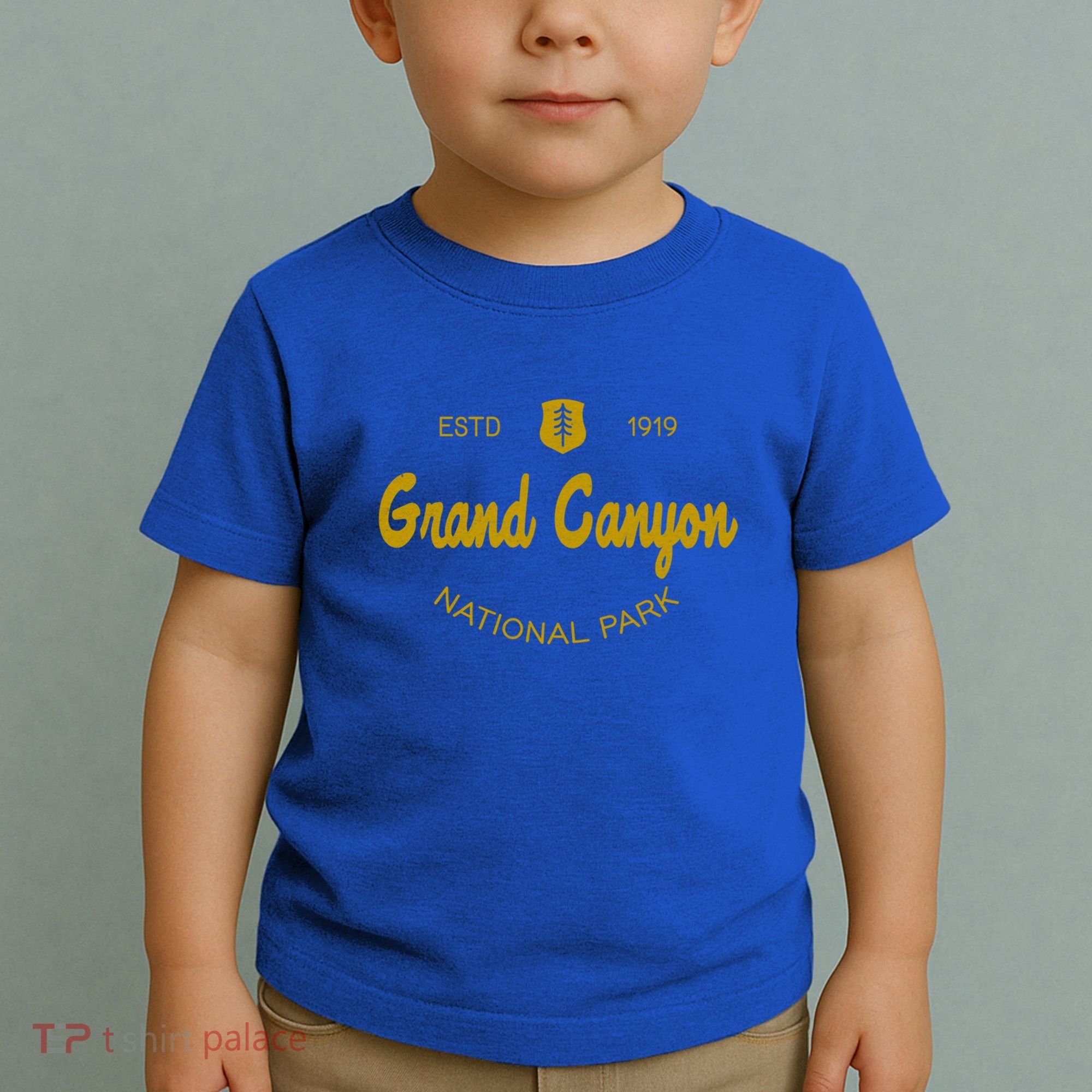 Grand Canyon National Park Classic Script Style Text Funny Gift Toddler T-Shirt