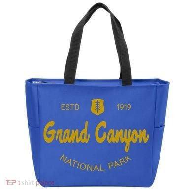 Grand Canyon National Park Classic Script Style Text Funny Gift Tote Bag