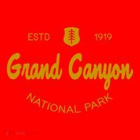Grand Canyon National Park Classic Script Style Text Funny Gift Santa Hat thumb 1