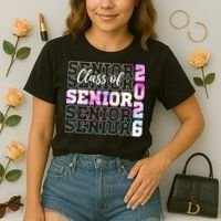 Graduation Class Of 2026 Senior Grad Comfort Colors Boxy T-Shirt thumb 2