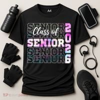 Graduation Class Of 2026 Senior Grad Cooling Performance Crew T-Shirt thumb 3