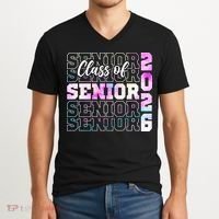 Graduation Class Of 2026 Senior Grad V-Neck T-Shirt thumb 2