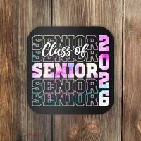 Graduation Class Of 2026 Senior Grad Coaster thumb 0