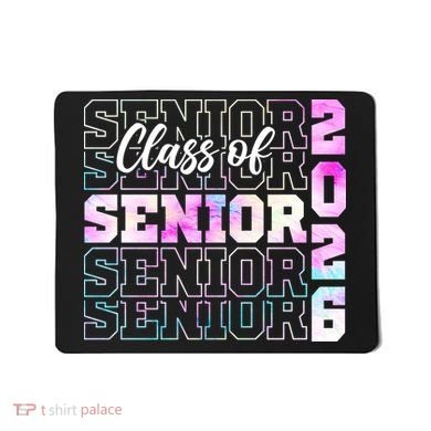 Graduation Class Of 2026 Senior Grad Mousepad