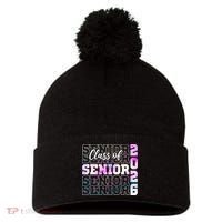 Graduation Class Of 2026 Senior Grad Pom Pom 12in Knit Beanie thumb 0