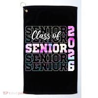 Graduation Class Of 2026 Senior Grad Golf Towel thumb 0
