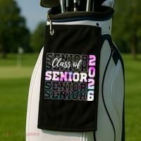 Graduation Class Of 2026 Senior Grad Golf Towel thumb 2