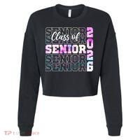 Graduation Class Of 2026 Senior Grad Cropped Pullover Crew thumb 0