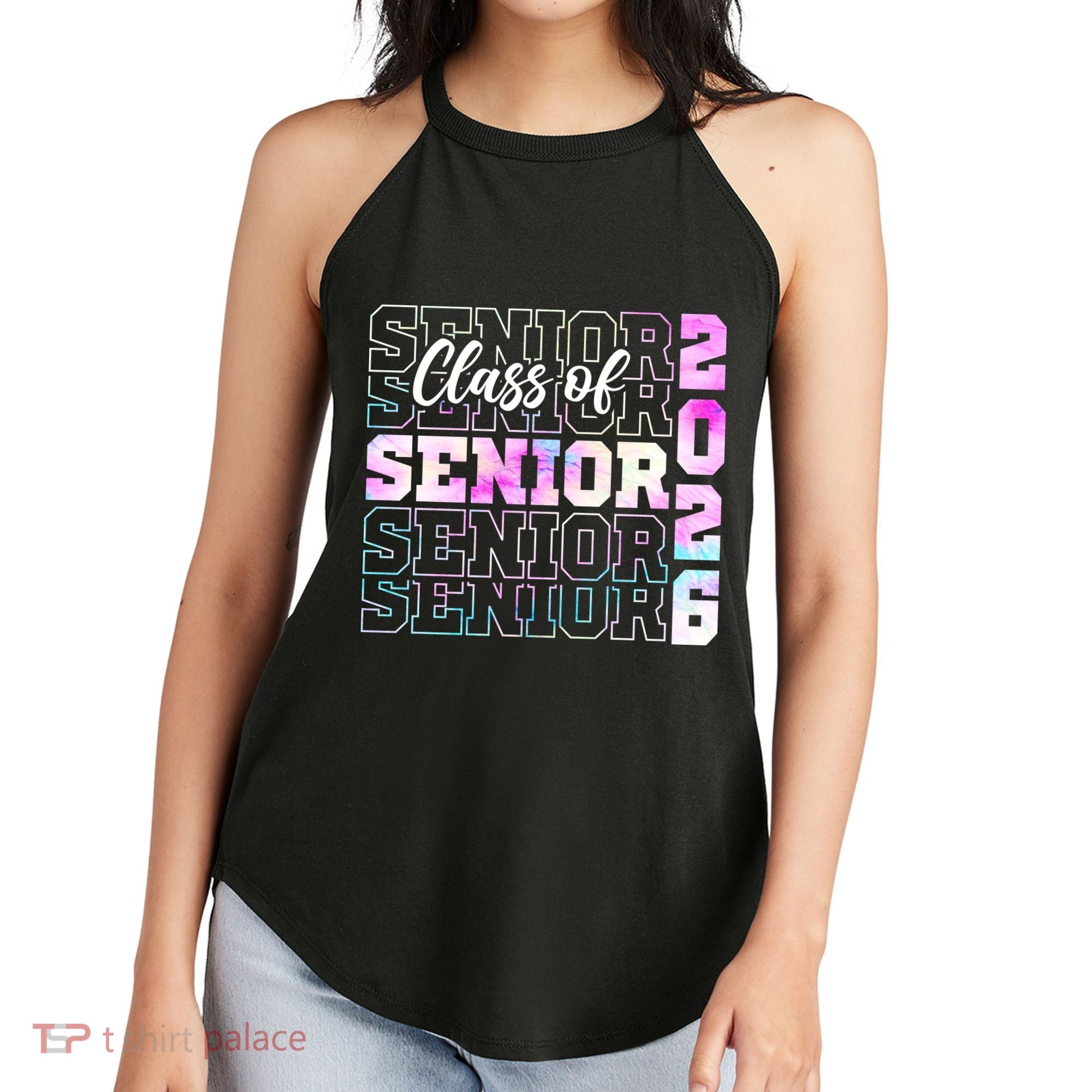 Graduation Class Of 2026 Senior Grad Women's Perfect Tri Rocker Tank