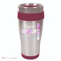 Graduation Class Of 2026 Senior Grad 16oz Travel Tumbler thumb 0