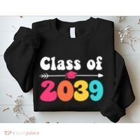 Groovy Class Of 2039 Graduation Senior 2039 Sweatshirt thumb 2