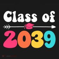 Groovy Class Of 2039 Graduation Senior 2039 Sweatshirt thumb 3