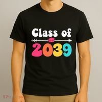 Groovy Class Of 2039 Graduation Senior 2039 T-Shirt thumb 3