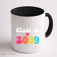 Groovy Class Of 2039 Graduation Senior 2039 Coffee Mug thumb 1