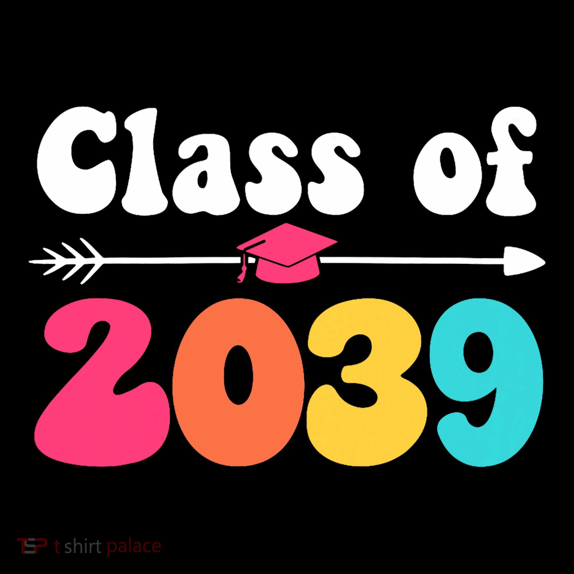 Groovy Class Of 2039 Graduation Senior 2039 Coffee Mug