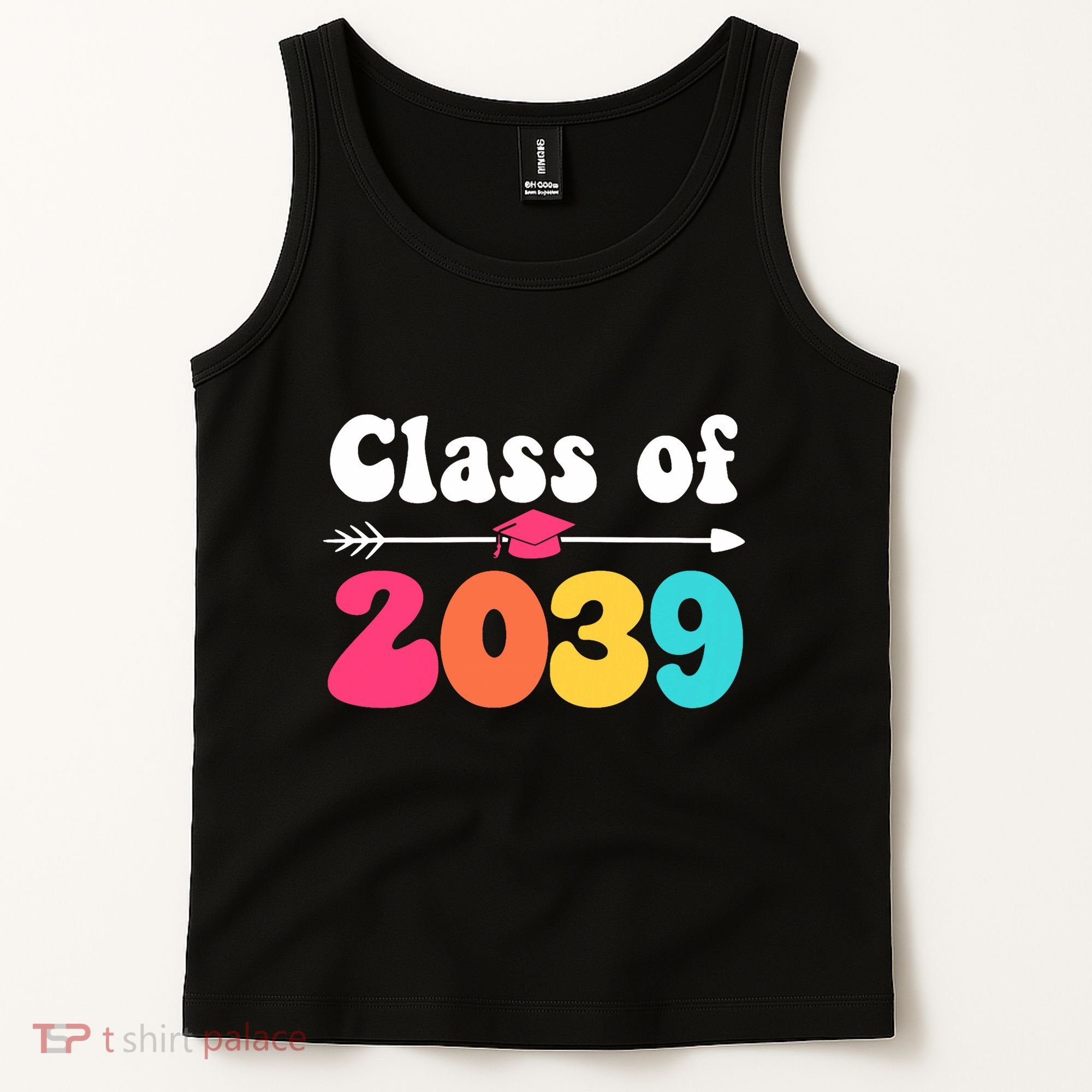 Groovy Class Of 2039 Graduation Senior 2039 Tank Top