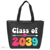 Groovy Class Of 2039 Graduation Senior 2039 Tote Bag thumb 0