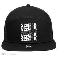 Graduation Class Of 2026 Seniors 7 Panel Mesh Trucker Snapback Hat thumb 0