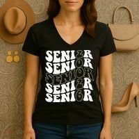 Graduation Class Of 2026 Seniors Women's V-Neck T-Shirt thumb 3