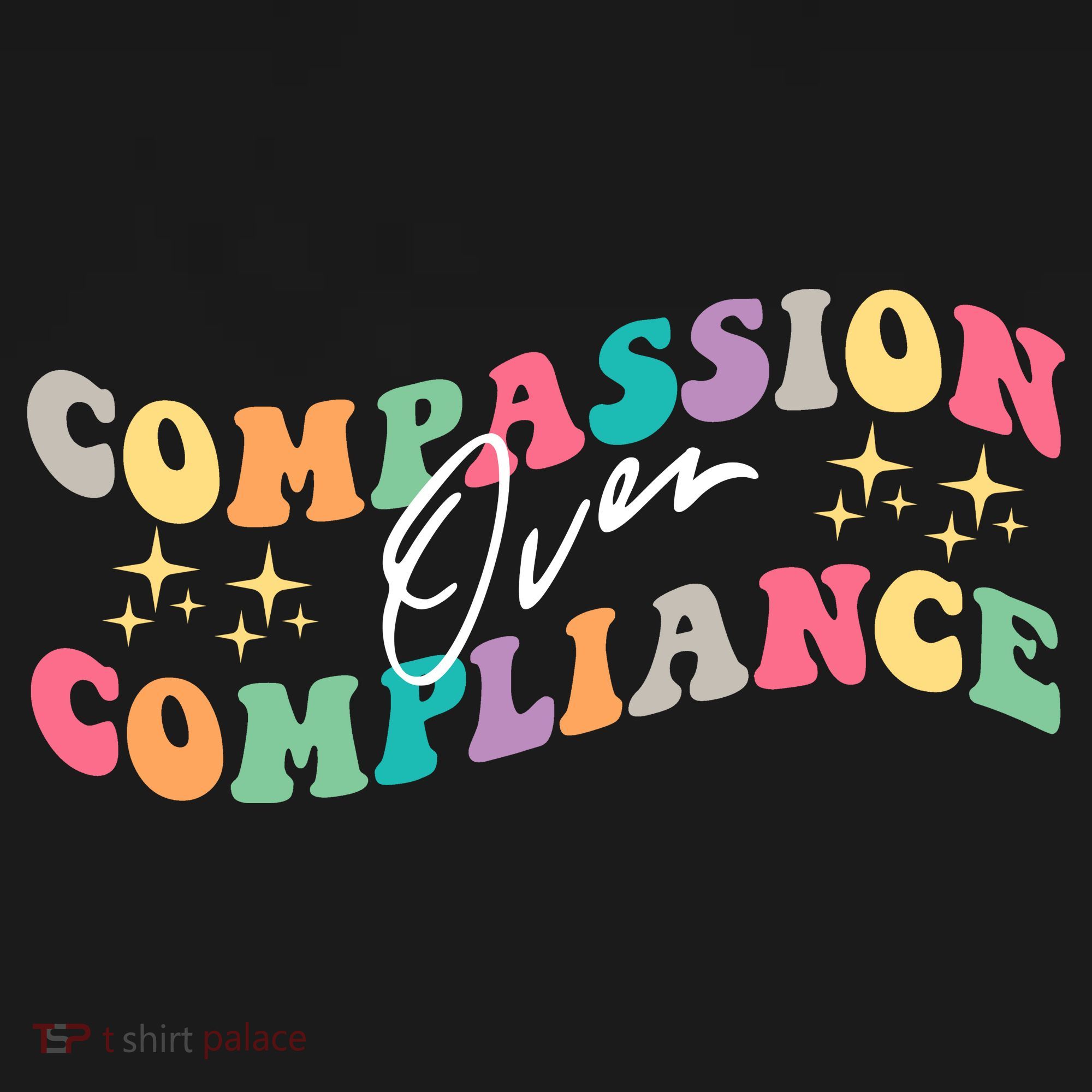 Groovy Compassion Over Compliance ABA Therapy BCBA Therapist Backpack