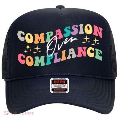 Groovy Compassion Over Compliance ABA Therapy BCBA Therapist Hat