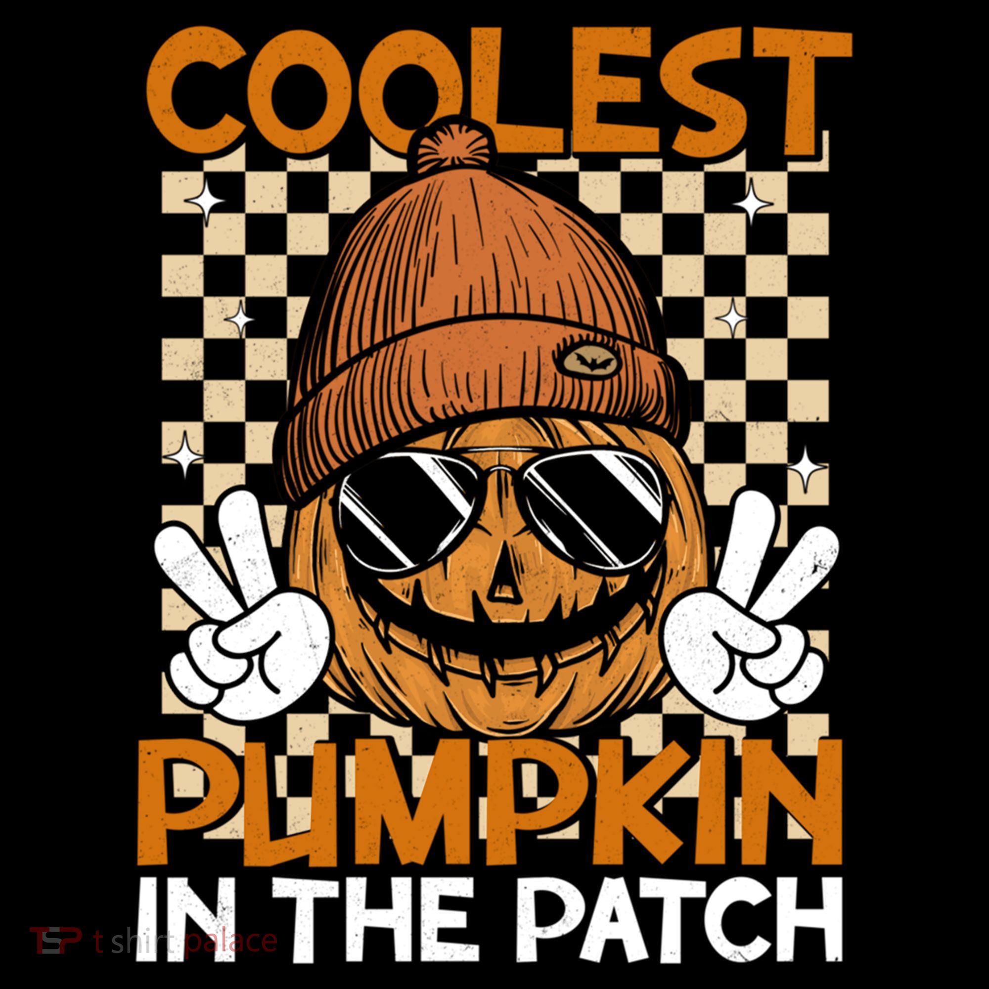 Groovy Coolest Pumpkin In The Patch Halloween Gift Ornament