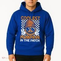 Groovy Coolest Pumpkin In The Patch Halloween Gift Hoodie thumb 2