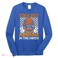 Groovy Coolest Pumpkin In The Patch Halloween Gift Long Sleeve Shirt thumb 0