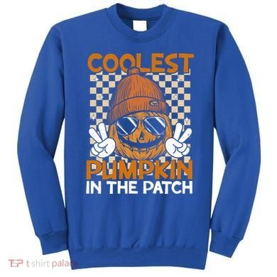 Groovy Coolest Pumpkin In The Patch Halloween Gift Sweatshirt