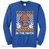 Groovy Coolest Pumpkin In The Patch Halloween Gift Sweatshirt thumb 0