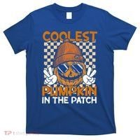 Groovy Coolest Pumpkin In The Patch Halloween Gift T-Shirt thumb 0