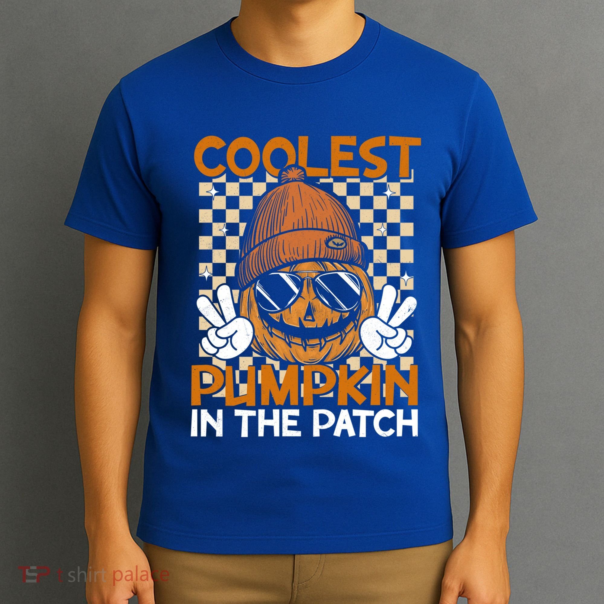 Groovy Coolest Pumpkin In The Patch Halloween Gift T-Shirt