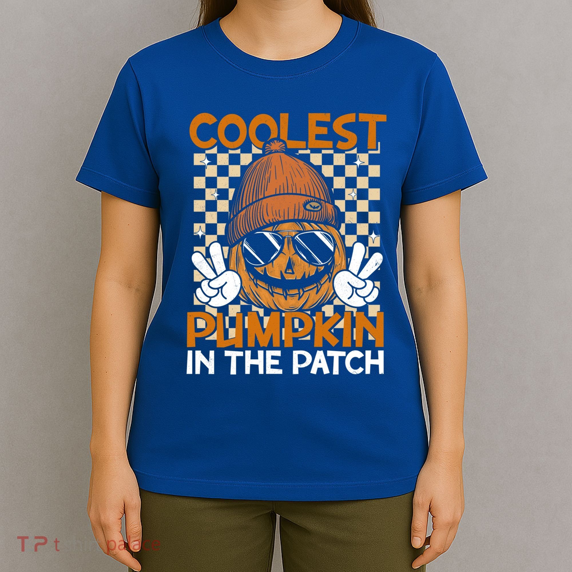 Groovy Coolest Pumpkin In The Patch Halloween Gift T-Shirt