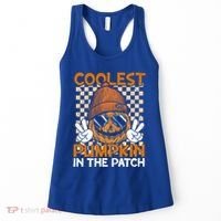 Groovy Coolest Pumpkin In The Patch Halloween Gift Women's Tank Top thumb 0